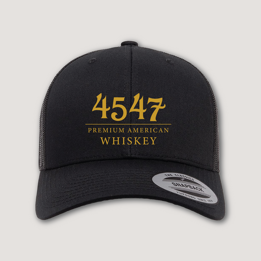 Premium Trucker Hat – Black & Gold
