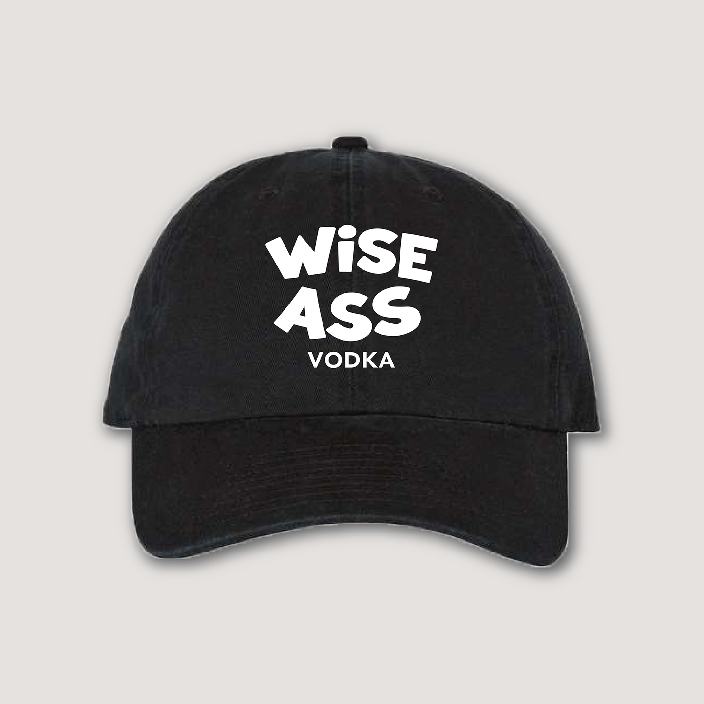 Wise Ass Vodka Hat – Black Dad Cap