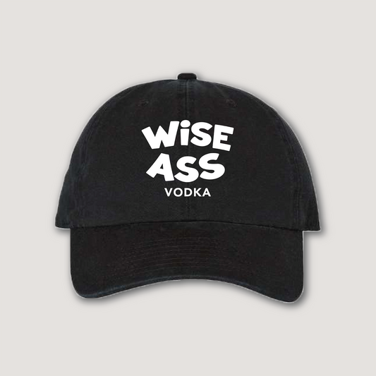 Wise Ass Vodka Hat – Black Dad Cap